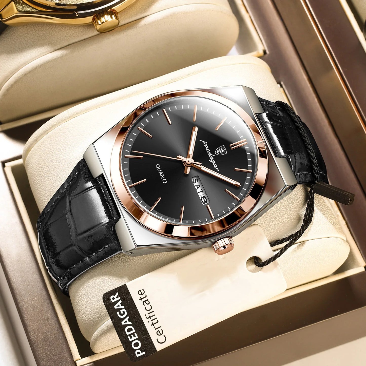 Men's Luxury Classic Quartz Waterproof Watch