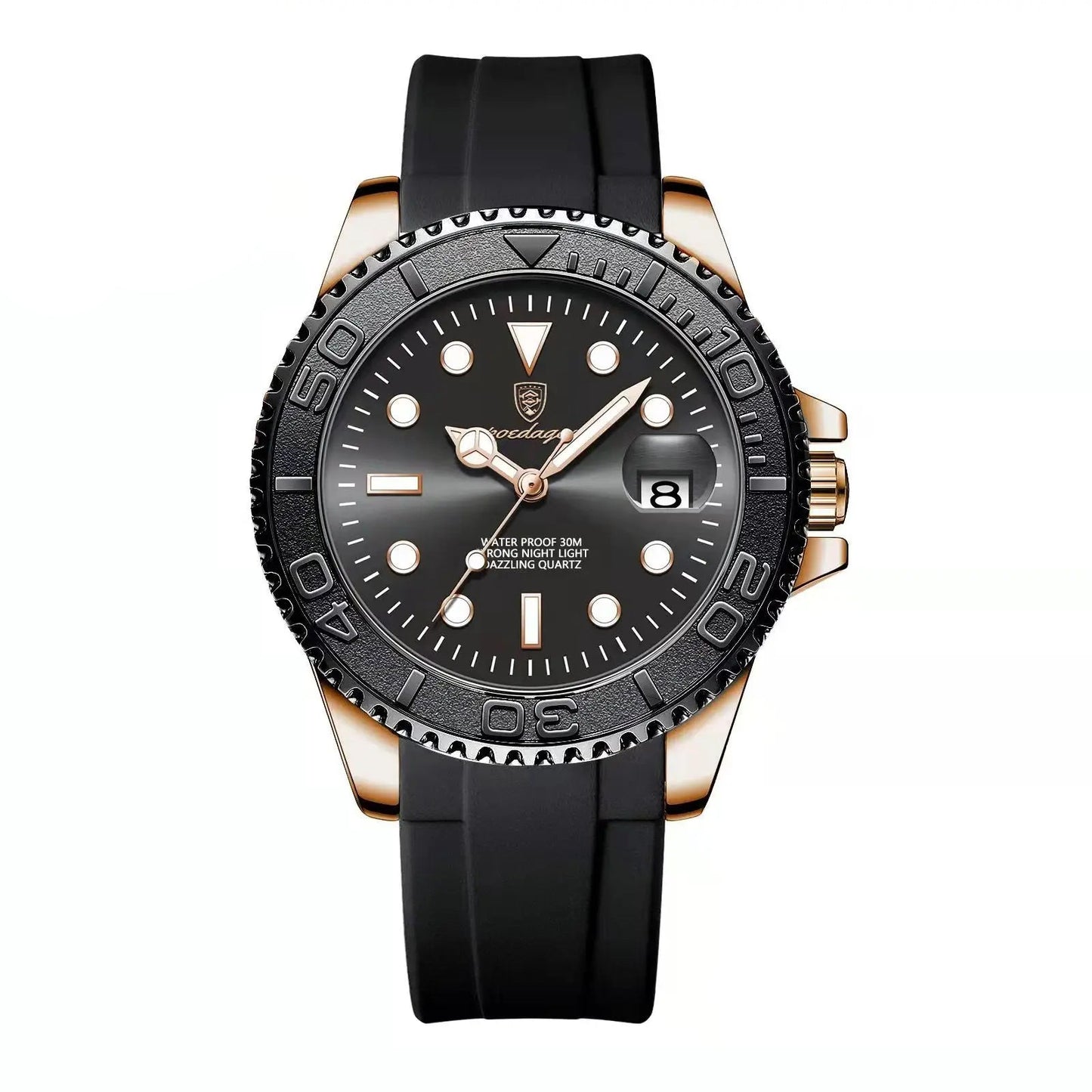 Luxury Men Watch Business Quartz Waterproof Stainless Steel