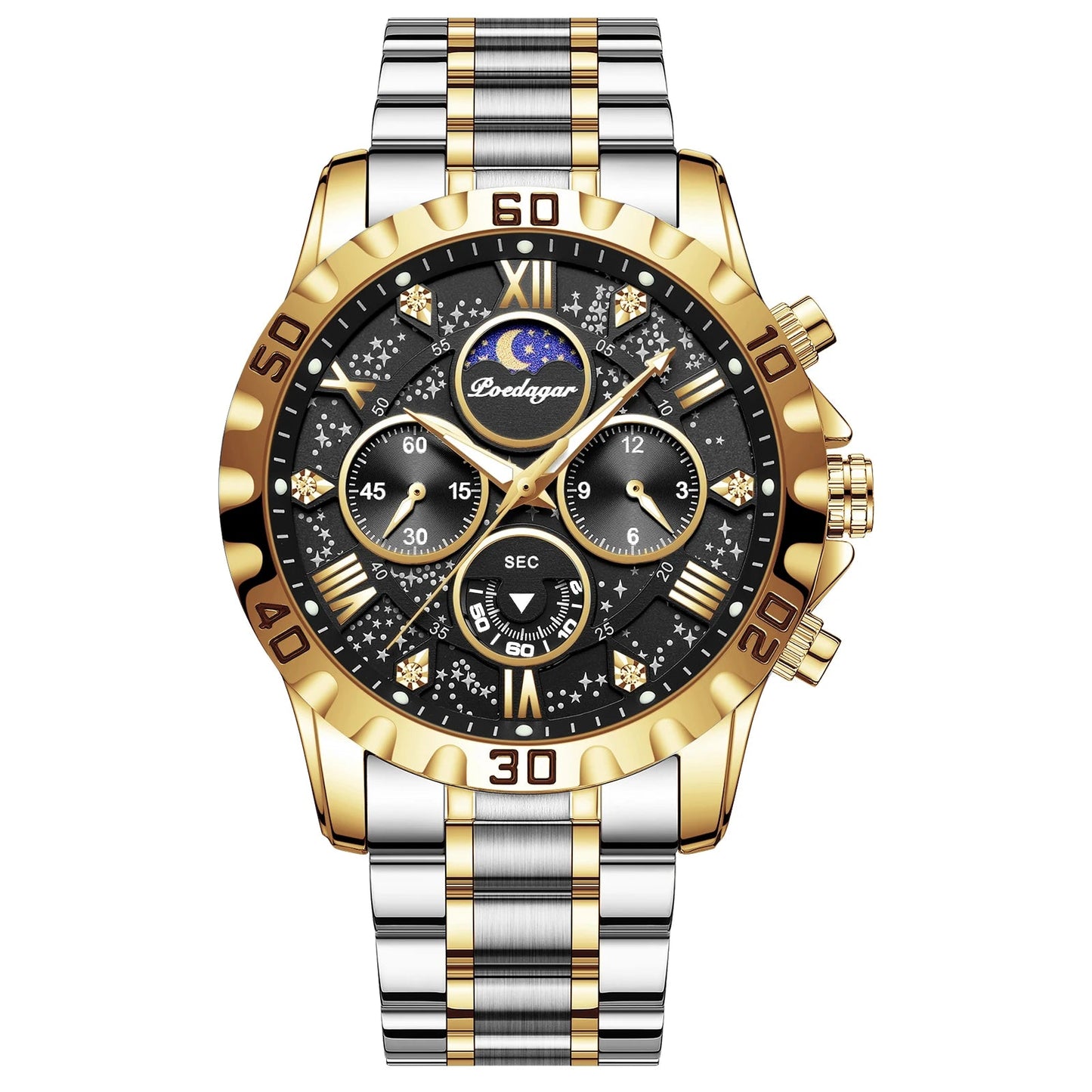 Luxury Watch for Man Quartz Sports Men Watch Waterproof Stainless Steel